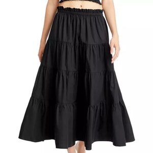 AQUA Ellery Set Skirt, black, XS, NWT